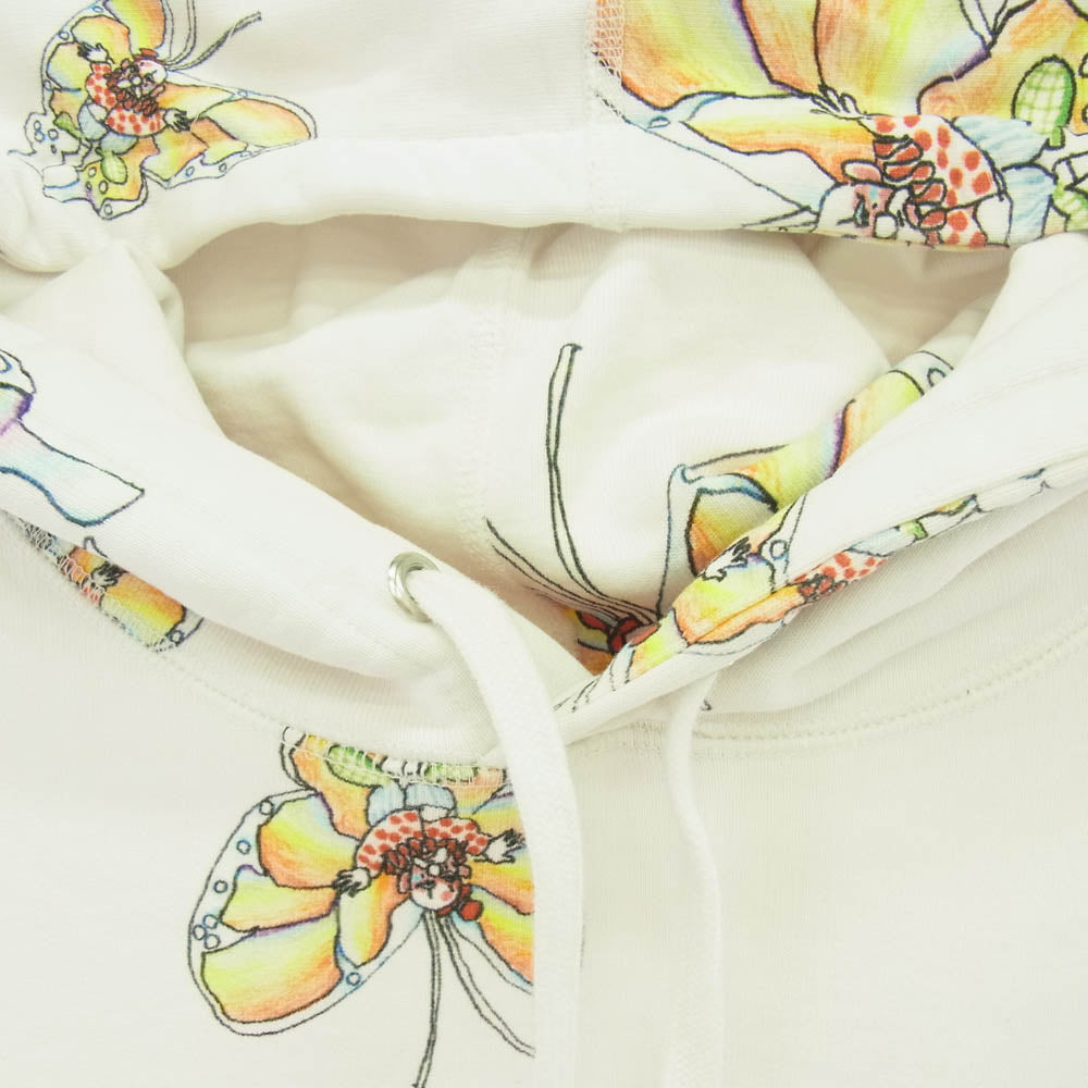 Supreme シュプリーム 16SS Gonz Butterfly Hooded Sweatshirt	 ゴンズ バタフライ スウェット パーカー ホワイト系 M【中古】
