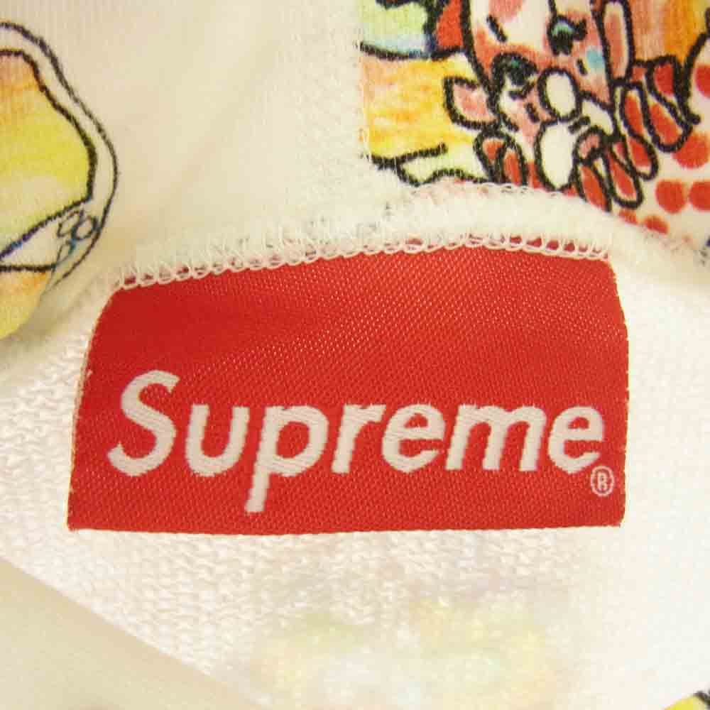 Supreme シュプリーム 16SS Gonz Butterfly Hooded Sweatshirt	 ゴンズ バタフライ スウェット パーカー ホワイト系 M【中古】