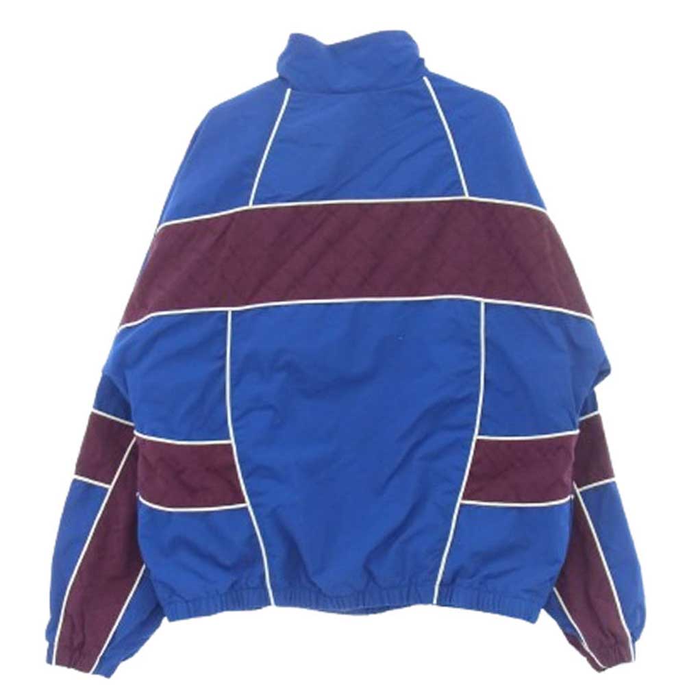 Supreme シュプリーム 22AW Jacquard Panel Track Jacket ジャガード パネル トラック ジャケット ブルー系 M【中古】