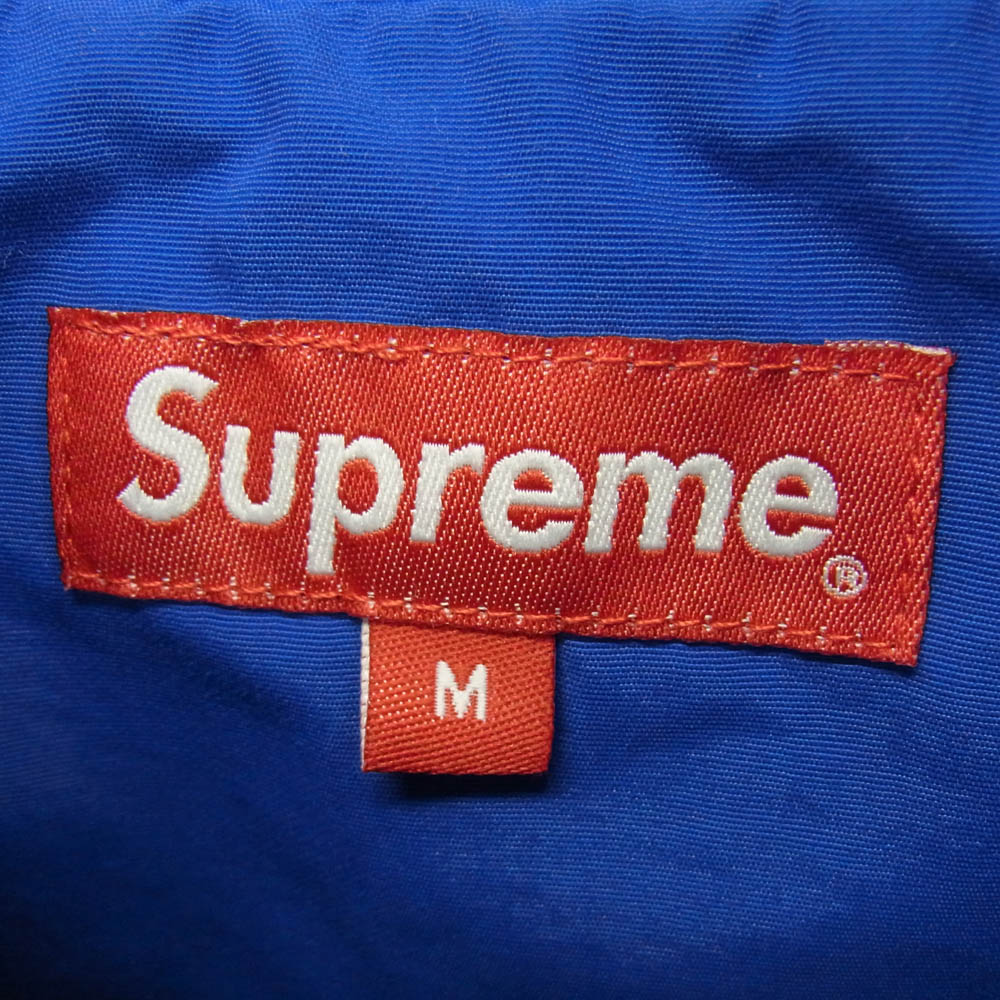 Supreme シュプリーム 22AW Jacquard Panel Track Jacket ジャガード パネル トラック ジャケット ブルー系 M【中古】