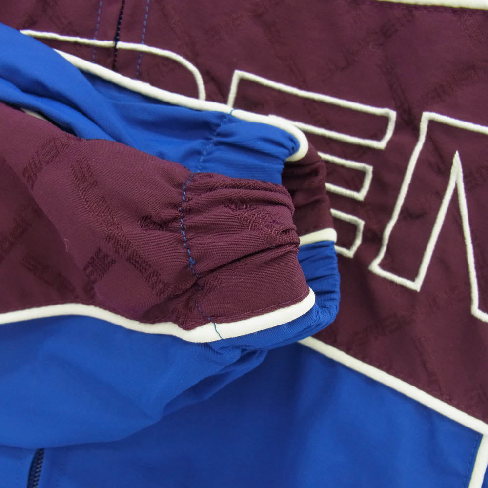 Supreme シュプリーム 22AW Jacquard Panel Track Jacket ジャガード パネル トラック ジャケット ブルー系 M【中古】