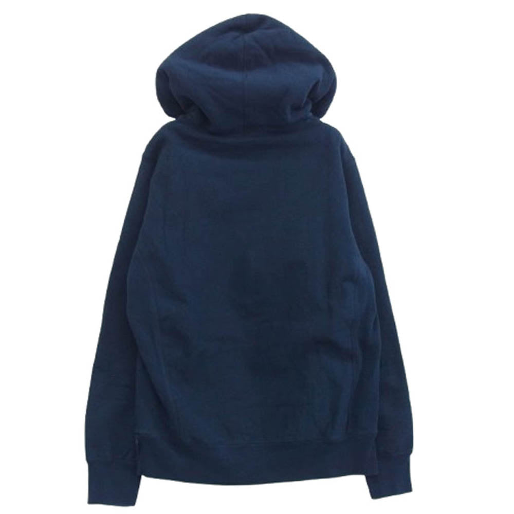 Supreme シュプリーム 12AW BOX LOGO HOODED SWEATSHIRT ボックス ロゴ スウェット パーカー ネイビー系 M【中古】