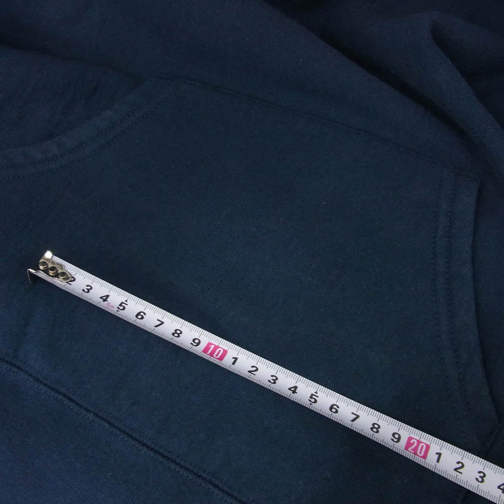 Supreme シュプリーム 12AW BOX LOGO HOODED SWEATSHIRT ボックス ロゴ スウェット パーカー ネイビー系 M【中古】