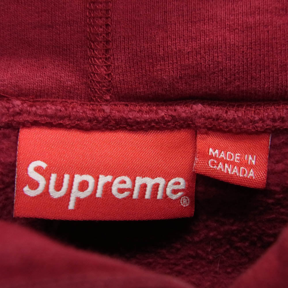 Supreme シュプリーム 17AW AKIRA Patches Hooded Sweatshirt アキラパッチワークプルオーバーパーカー レッド系 S【中古】