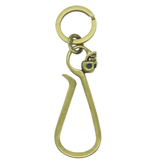 ヒットマンズホリデー スカル ブラス 真鍮 フック キーリング ゴールド系【中古】