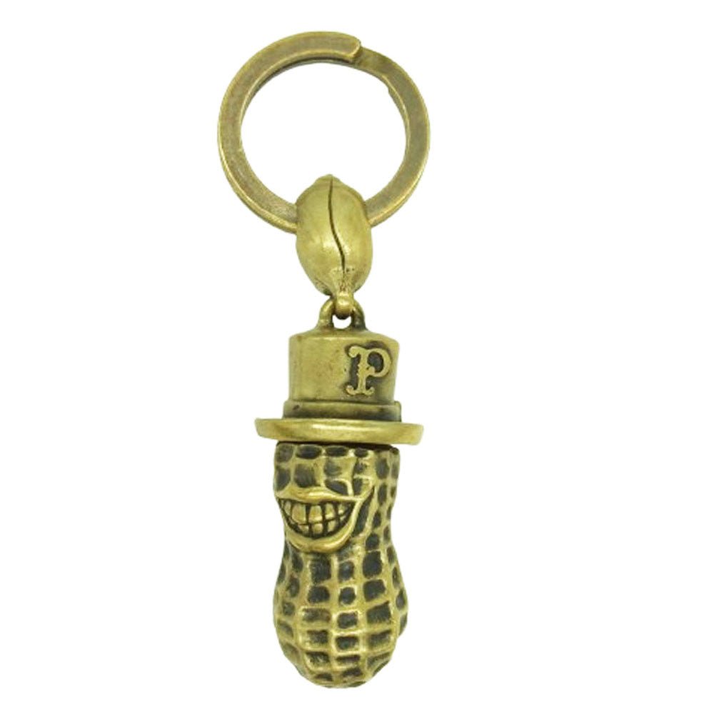 ピーナッツカンパニー YACHIMATA BERO Peanuts Key Holder ヤチマタベロ ピーナッツ キーホルダー ゴールド系【中古】