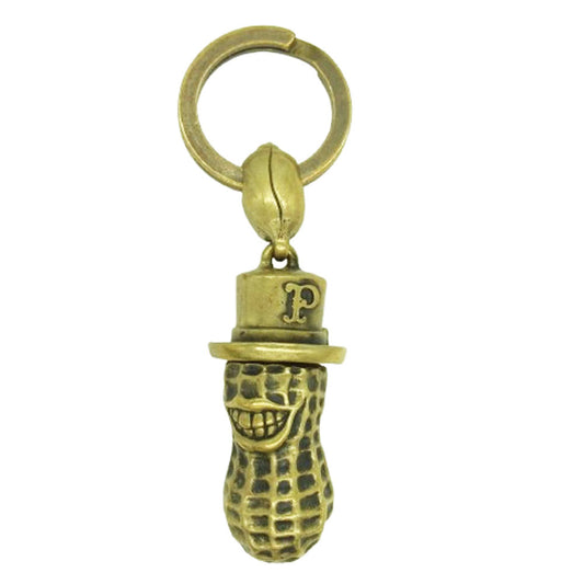 ピーナッツカンパニー YACHIMATA BERO Peanuts Key Holder ヤチマタベロ ピーナッツ キーホルダー ゴールド系【中古】