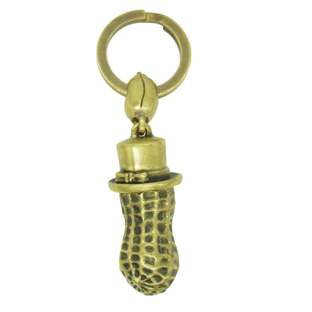 ピーナッツカンパニー YACHIMATA BERO Peanuts Key Holder ヤチマタベロ ピーナッツ キーホルダー ゴールド系【中古】