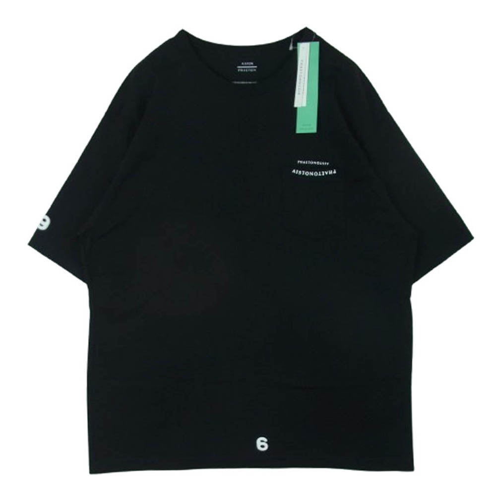 アイストン 01APT5300 PHAETON PHOTO T-SHIRT フォトプリント 半袖 クルーネック Tシャツ ブラック系 XL【美品】【中古】