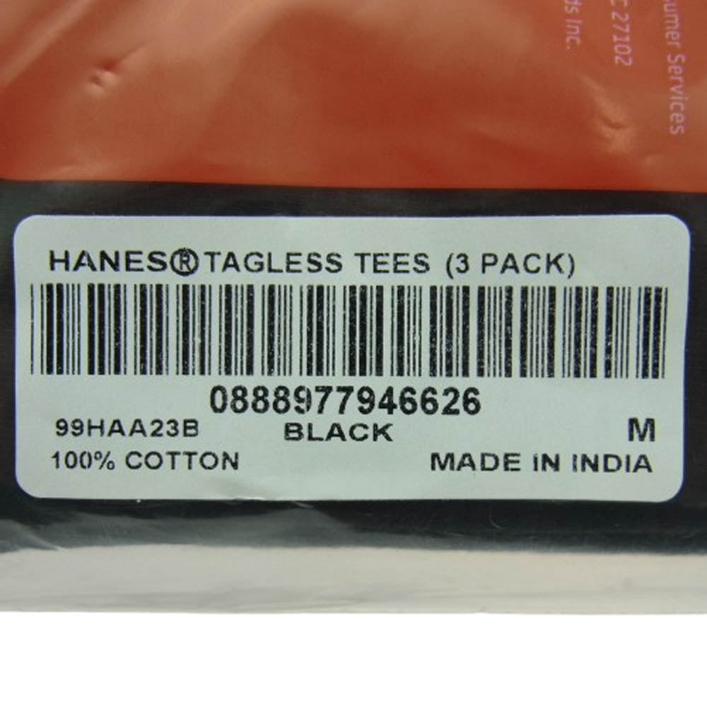 Supreme シュプリーム Hanes Tagless Tees 3pack ヘインズ Tシャツ 3枚パック ブラック系 M【新古品】【未使用】【中古】
