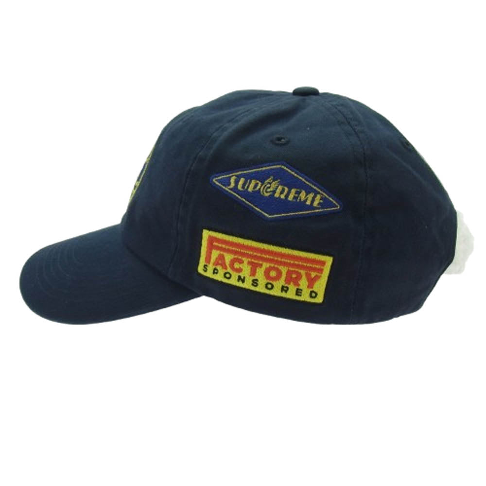 Supreme シュプリーム 23SS Racing 6Panel Cap レーシング 6パネル キャップ ネイビー系【極上美品】【中古】