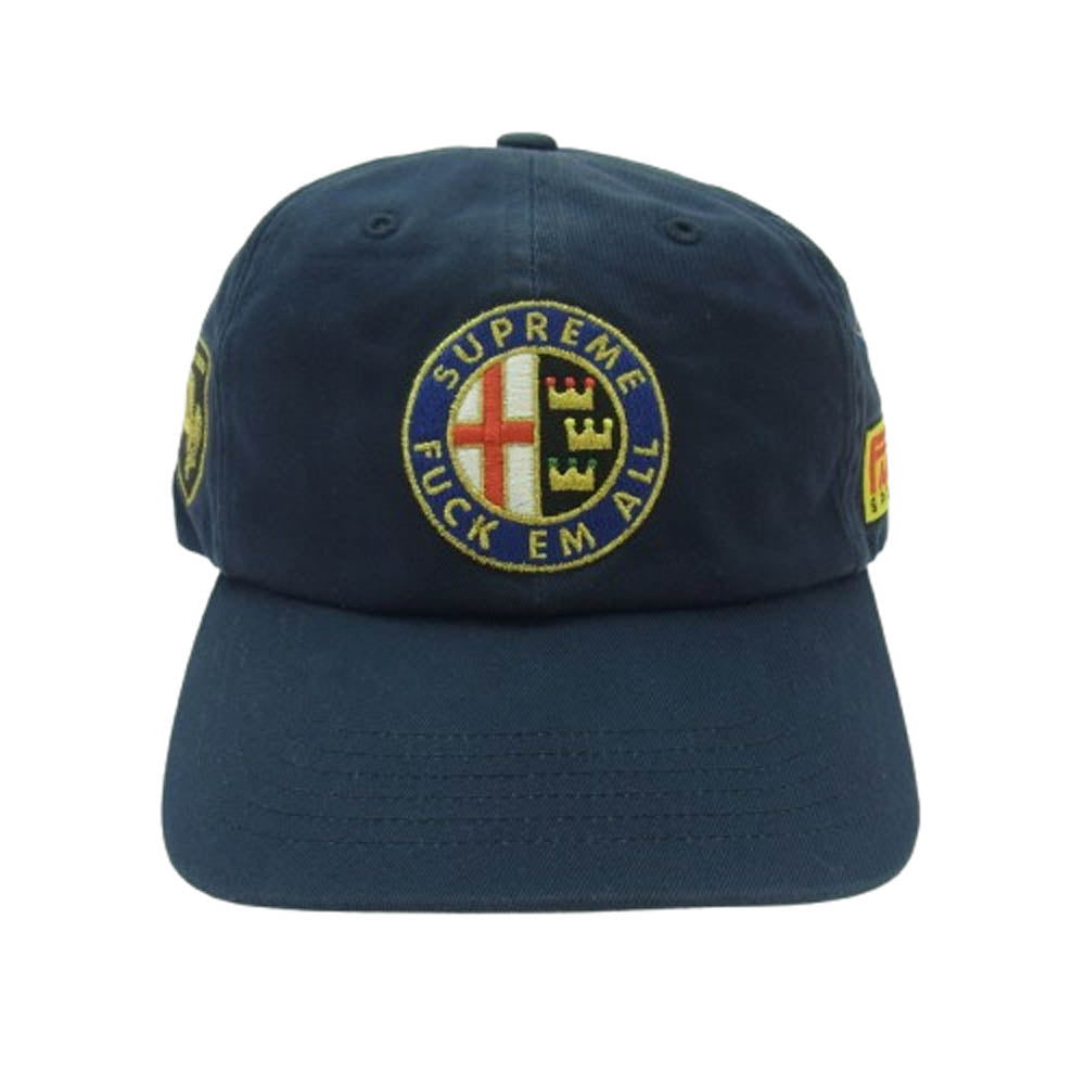 Supreme シュプリーム 23SS Racing 6Panel Cap レーシング 6パネル キャップ ネイビー系【極上美品】【中古】