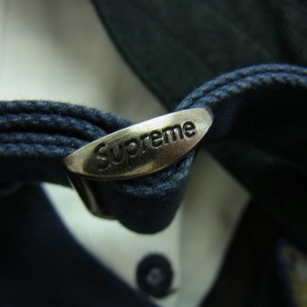Supreme シュプリーム 23SS Racing 6Panel Cap レーシング 6パネル キャップ ネイビー系【極上美品】【中古】