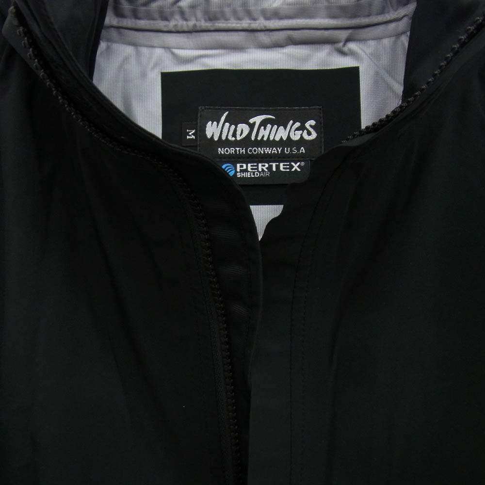 WILDTHINGS ワイルドシングス WT22102SK PERTEX SMOKING JACKET パーテックス スモーキング ジャケット ブラック系 M【極上美品】【中古】
