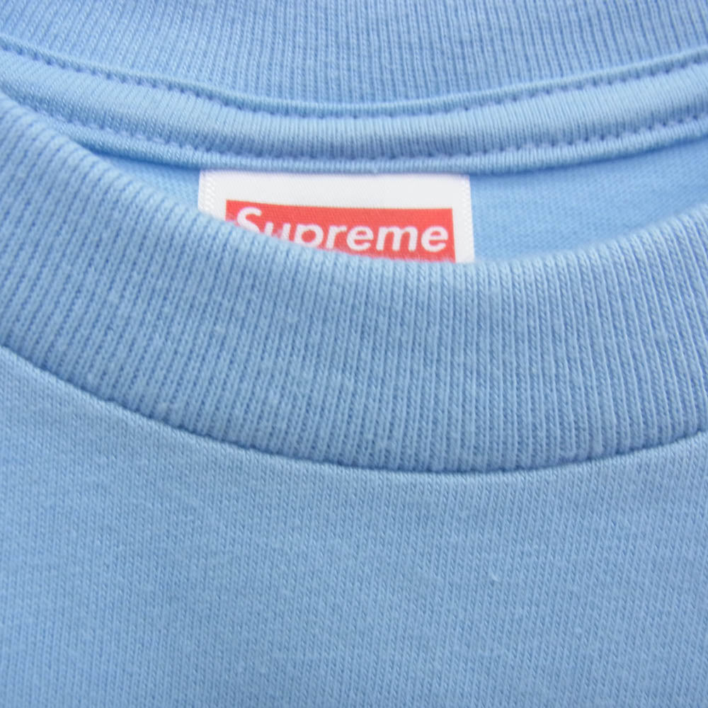 Supreme シュプリーム 25SS Bear Tee ベア 半袖 Tシャツ ライトブルー系 M【中古】