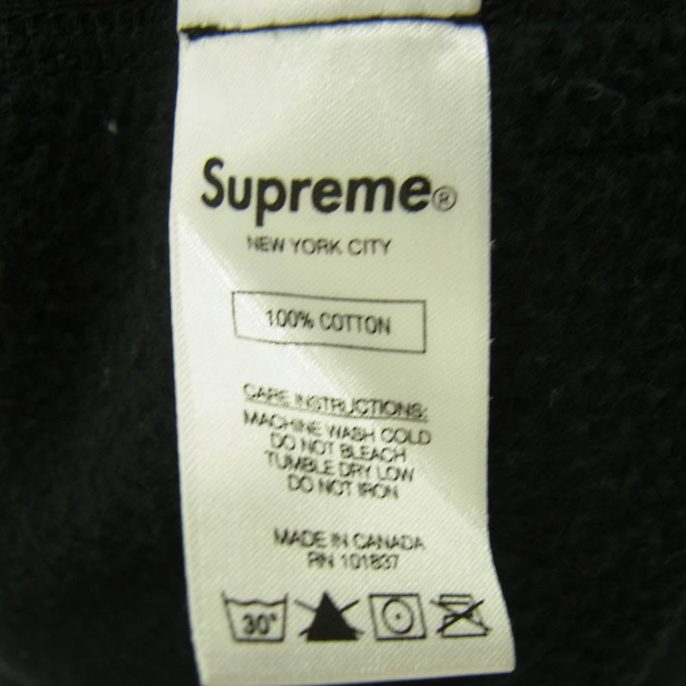 Supreme シュプリーム 21SS kaws chalk logo hooded sweatshirt カウズ チョーク ボックス ロゴ プルオーバー パーカー ブラック系 M【中古】