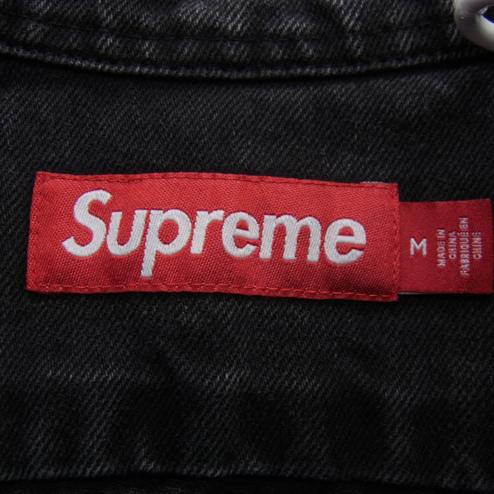 Supreme シュプリーム 25AW Small Box Denim Shirt スモール ボックスロゴ デニム シャツ ブラック系 M【中古】