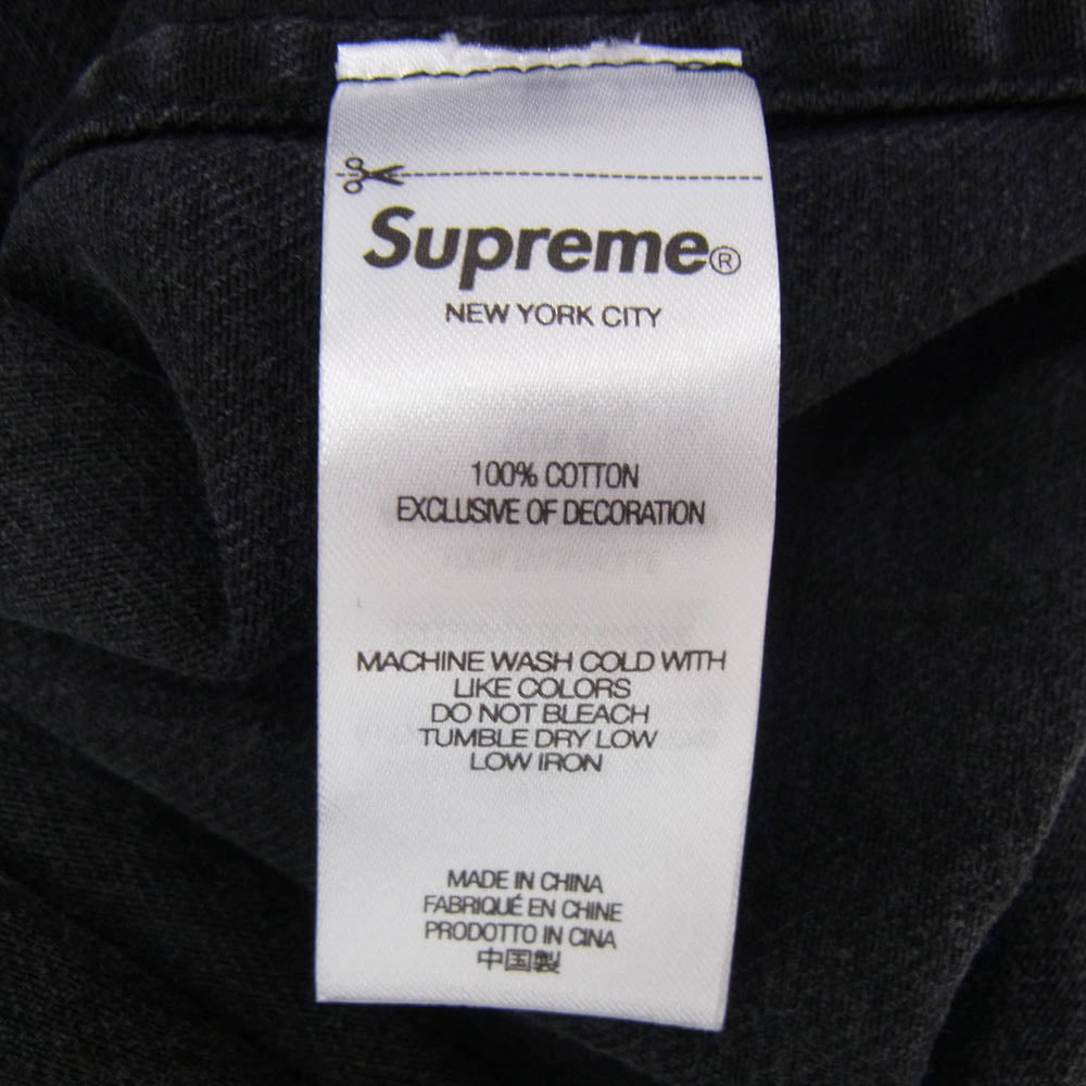Supreme シュプリーム 25AW Small Box Denim Shirt スモール ボックスロゴ デニム シャツ ブラック系 M【中古】