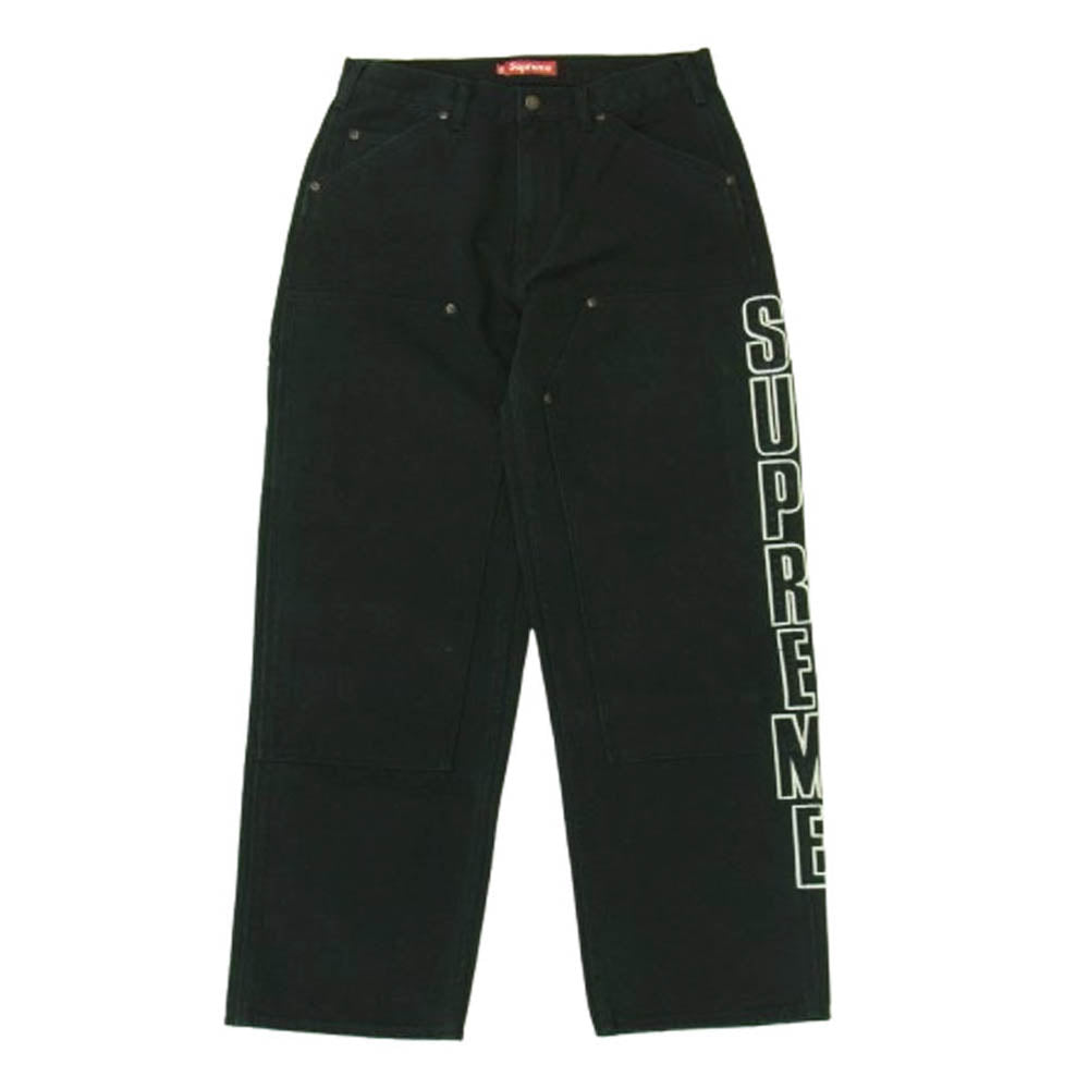 Supreme シュプリーム 25AW Reflective Double Knee Pant リフレクティブ ダブルニー パンツ ブラック系 32【中古】