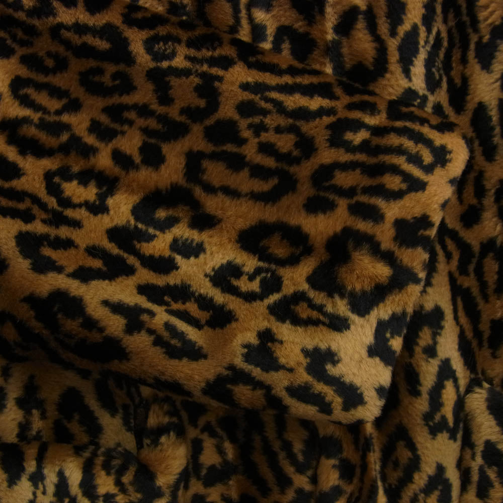 Supreme シュプリーム 16AW Leopard Faux Fur Coat レオパード ファー コート ジャケット ブラウン系 ブラック系 M【中古】