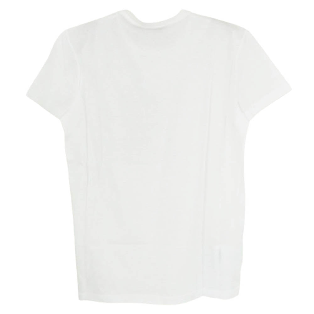 PRADA プラダ 24SS DNA604 コットン レギュラー クルーネック プレーン 半袖Ｔシャツ ホワイト系 S【新古品】【未使用】【中古】