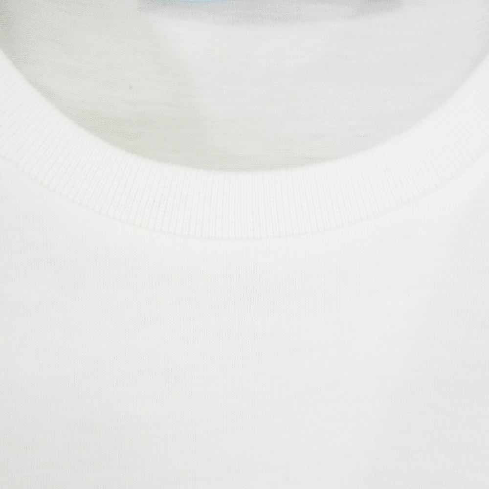 PRADA プラダ 24SS DNA604 コットン レギュラー クルーネック プレーン 半袖Ｔシャツ ホワイト系 S【新古品】【未使用】【中古】