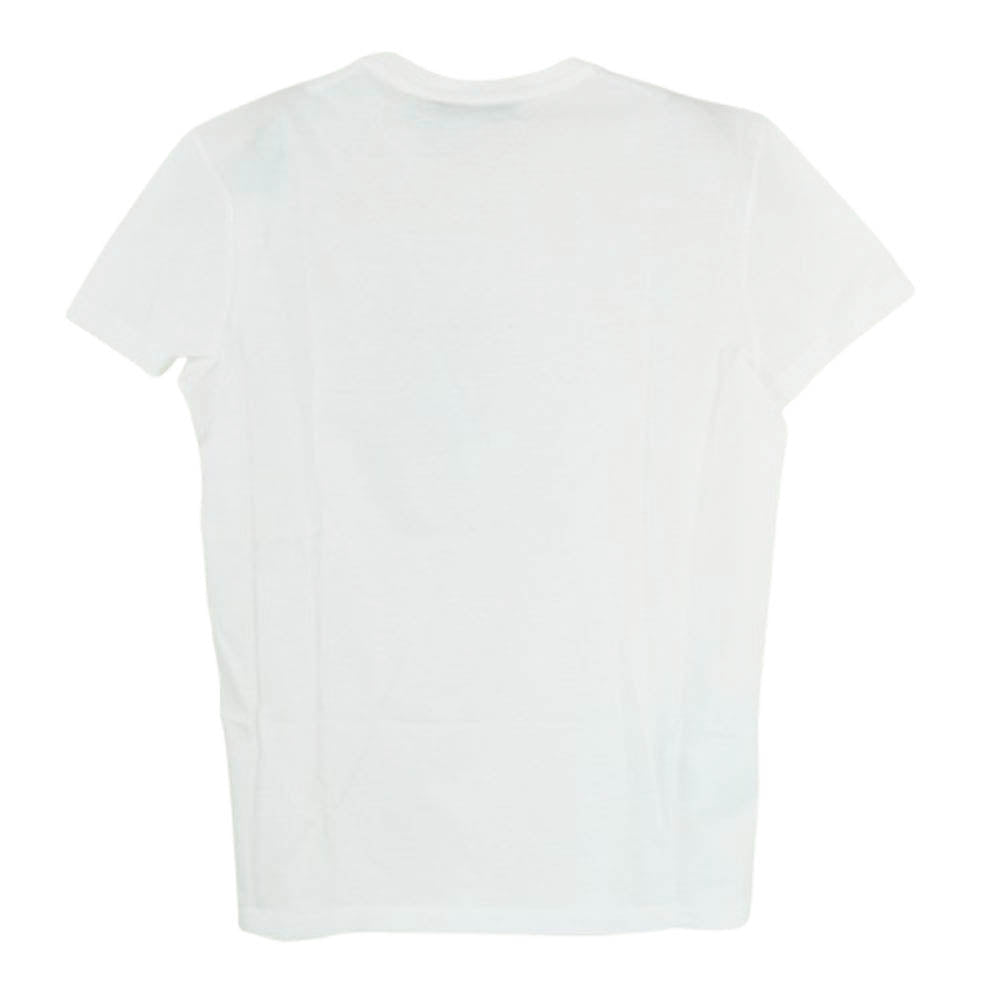 PRADA プラダ 24SS DNA604 コットン レギュラー クルーネック プレーン 半袖Ｔシャツ ホワイト系 S【新古品】【未使用】【中古】