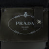 PRADA プラダ DNA00S 23年製 バージンウール Vネック カーディガン ダークネイビー系 36【新古品】【未使用】【中古】