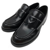 PRADA プラダ DNC725 レザー ローファー シューズ ブラック系 36【美品】【中古】