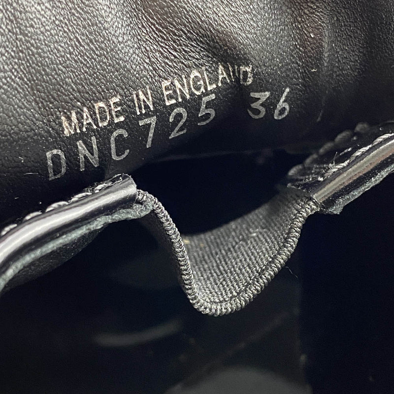 PRADA プラダ DNC725 レザー ローファー シューズ ブラック系 36【美品