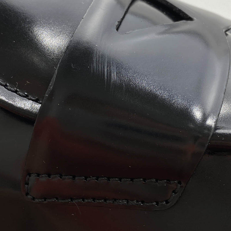 PRADA プラダ DNC725 レザー ローファー シューズ ブラック系 36【美品