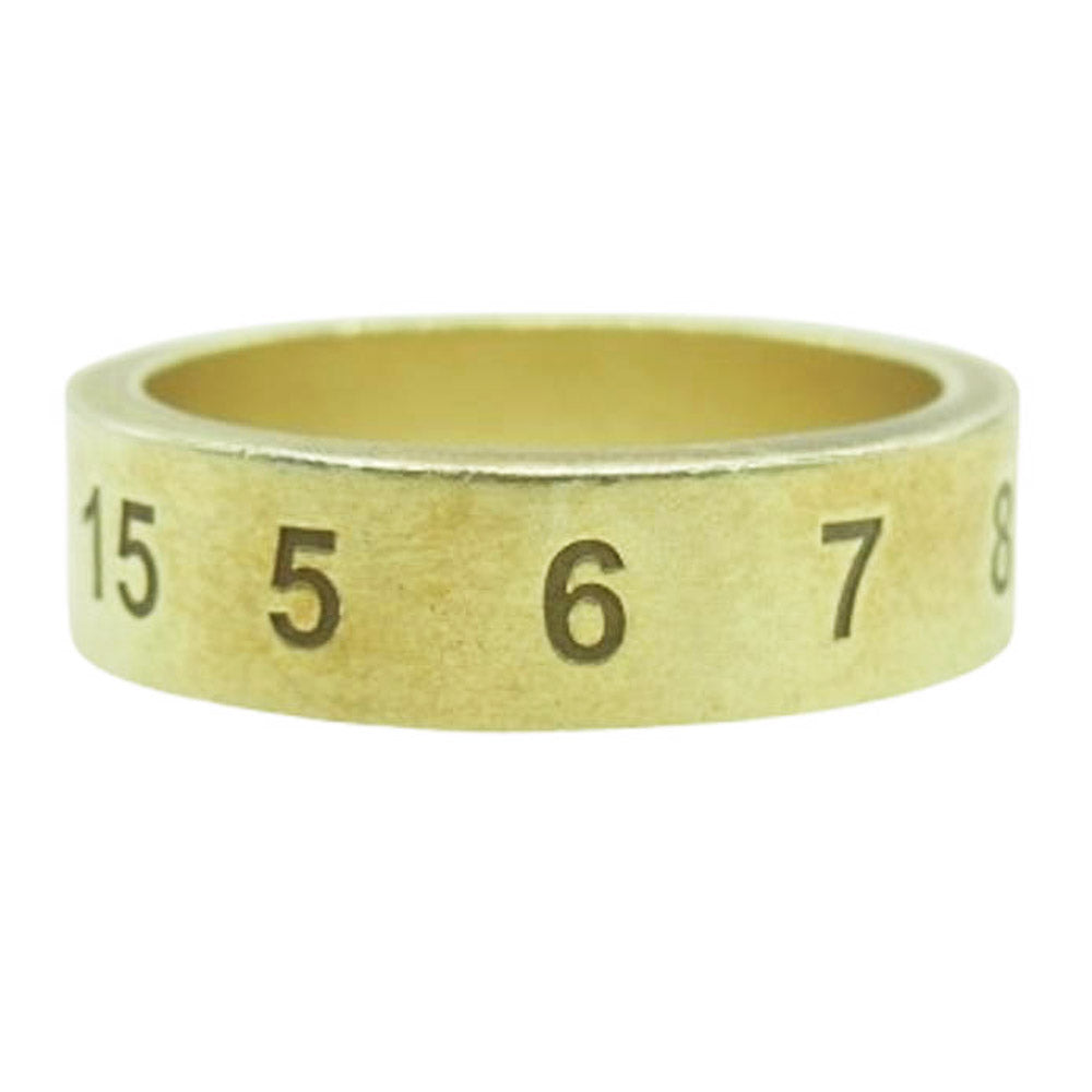MAISON MARGIELA メゾンマルジェラ SM1UQ0050 NUMBER RING ナンバー リング ゴールド系 21号【中古】