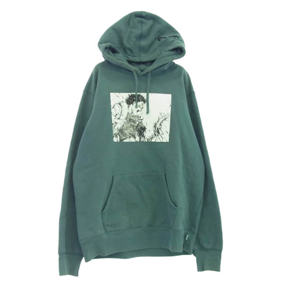 Supreme シュプリーム 17AW AKIRA Arm Hooded Sweatshirt アキラ アーム フーディッド スウェットシャツ パーカー ブルー系 L【中古】