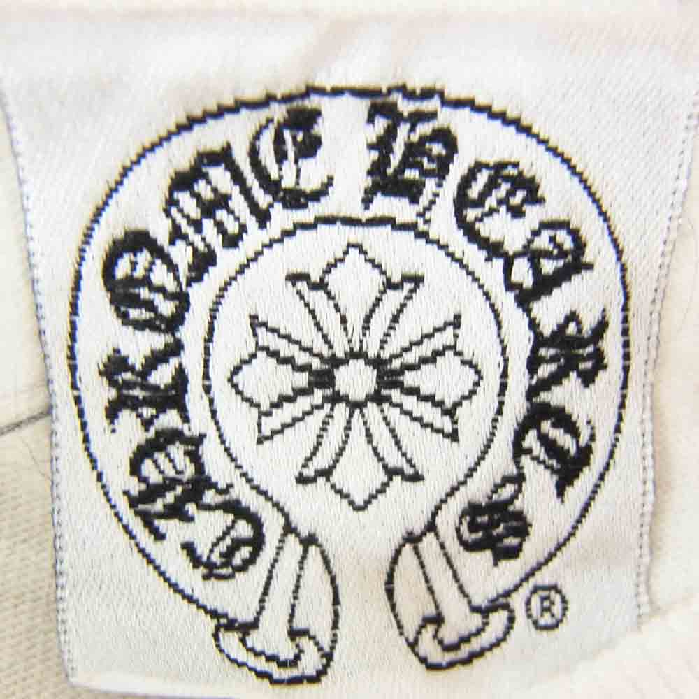 CHROME HEARTS クロムハーツ（原本無） OLD オールド 大阪限定 ホースシュー バッククロス OSAKA FUCK YOU ロゴ プリント ポケット 半袖 Tシャツ ホワイト系 M【中古】