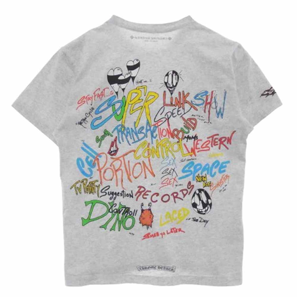 CHROME HEARTS クロムハーツ（原本無） × MATTY BOY PPO BRAIN S/S TEE マッティボーイ ブレイン 半袖 Tシャツ M グレー系 M【中古】