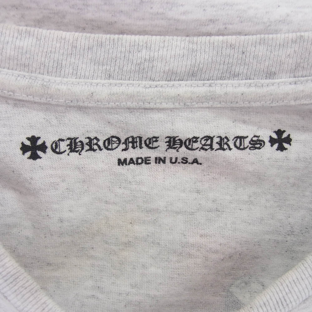 CHROME HEARTS クロムハーツ（原本無） × MATTY BOY PPO BRAIN S/S TEE マッティボーイ ブレイン 半袖 Tシャツ M グレー系 M【中古】