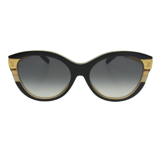 LOUIS VUITTON ルイ・ヴィトン Z1858E LV プティ スプソン･キャットアイ ライトトータスシェル サングラス カラーレンズ アイウェア ダークブラウン系 ゴールド系 57□18 140【中古】