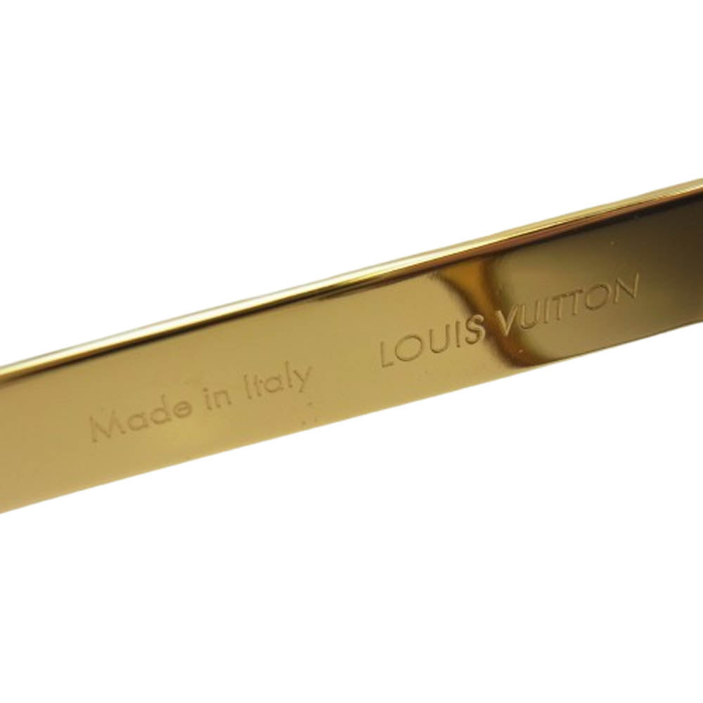 LOUIS VUITTON ルイ・ヴィトン Z1858E LV プティ スプソン･キャットアイ ライトトータスシェル サングラス カラーレンズ アイウェア ダークブラウン系 ゴールド系 57□18 140【中古】