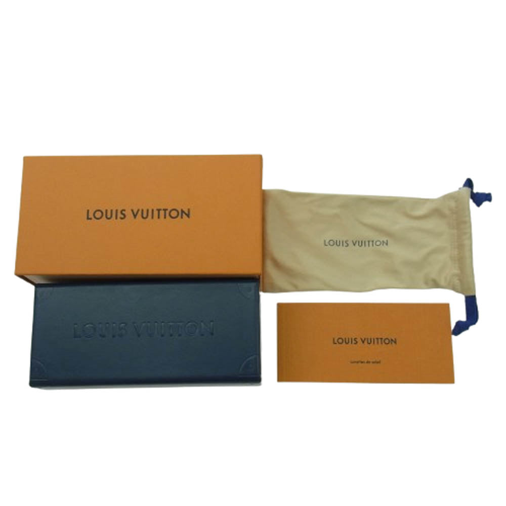 LOUIS VUITTON ルイ・ヴィトン Z1858E LV プティ スプソン･キャットアイ ライトトータスシェル サングラス カラーレンズ アイウェア ダークブラウン系 ゴールド系 57□18 140【中古】