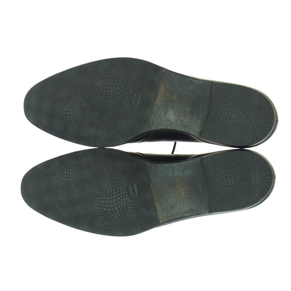 CROCKETT&JONES クロケットアンドジョーンズ 5264-123 ストレートチップ カーフ レザー シューズ 純正シューキーパー付 ブラック系 8 1/2D【中古】