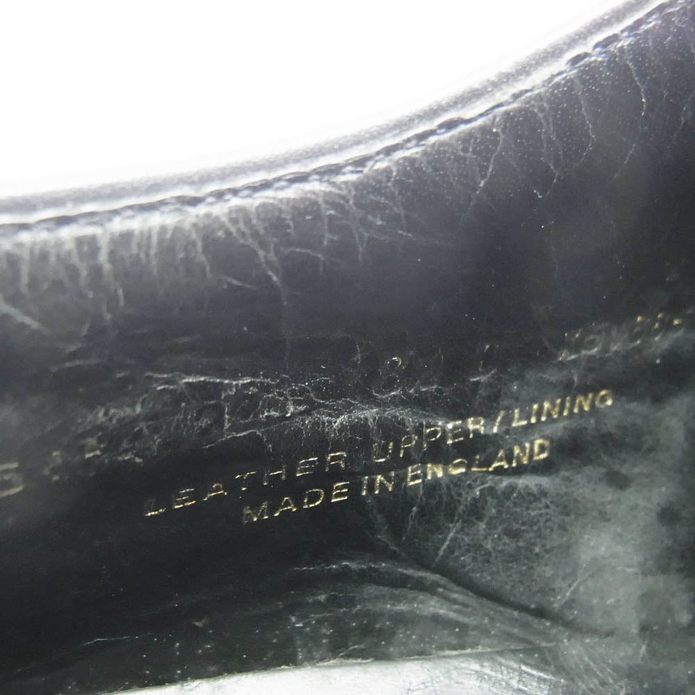 CROCKETT&JONES クロケットアンドジョーンズ 5264-123 ストレートチップ カーフ レザー シューズ 純正シューキーパー付 ブラック系 8 1/2D【中古】