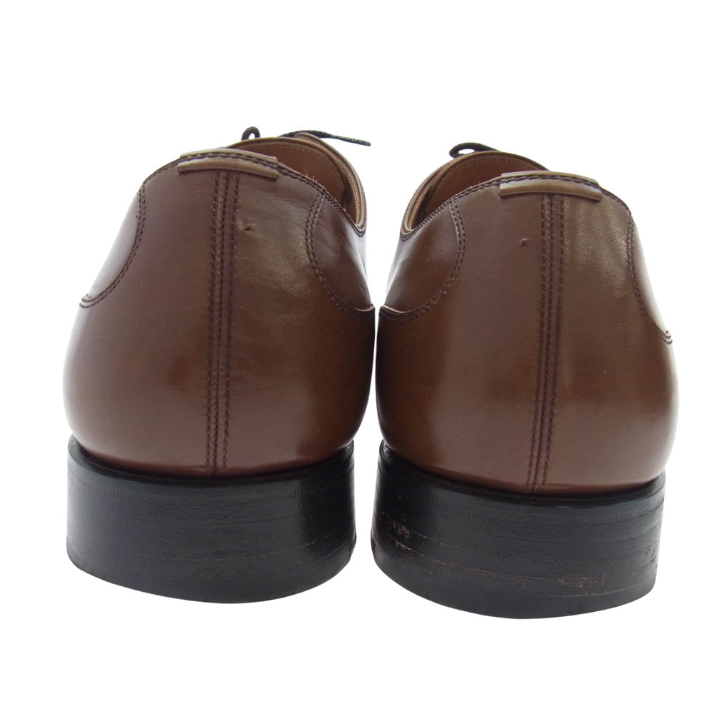 SCOTCH GRAIN スコッチグレイン 959 Uチップ レザー ドレスシューズ ビジネスシューズ ブラウン系 25.5cm【中古】