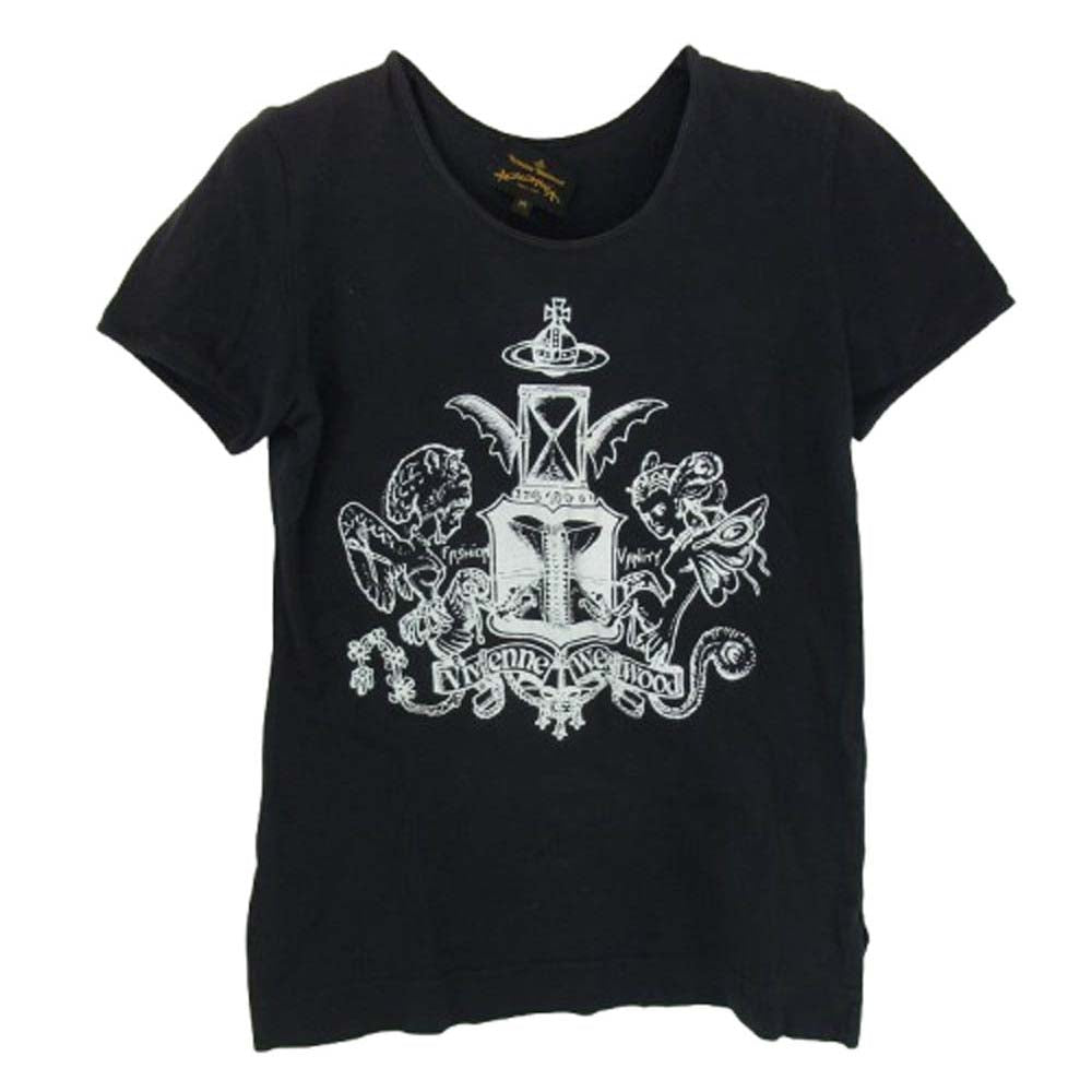 Vivienne Westwood ヴィヴィアンウエストウッド アングロマニア 半袖 Tシャツ ブラック系 M【中古】