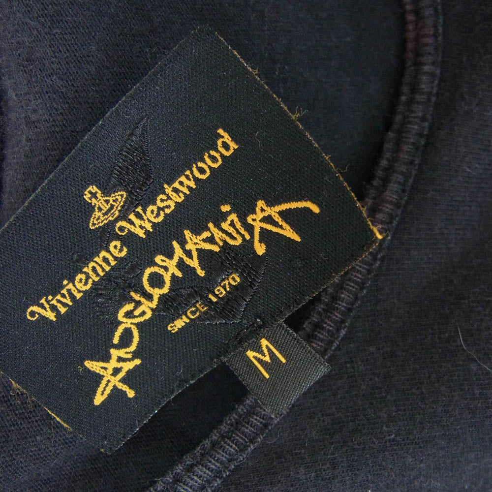 Vivienne Westwood ヴィヴィアンウエストウッド アングロマニア 半袖 Tシャツ ブラック系 M【中古】