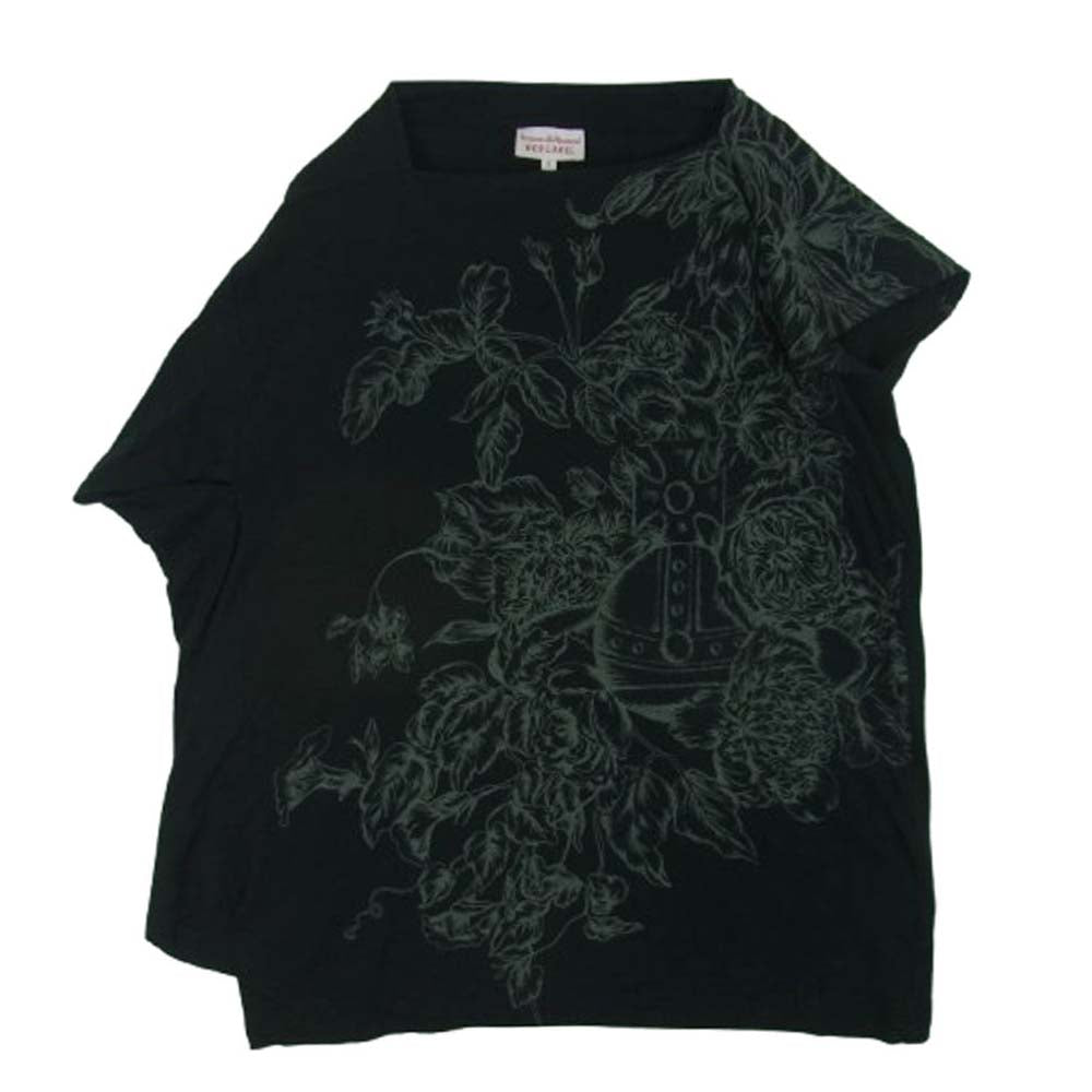 Vivienne Westwood ヴィヴィアンウエストウッド 半袖 チュニック RED LABEL 50001M 16-01-372003 日本製 ブラック系 2【中古】