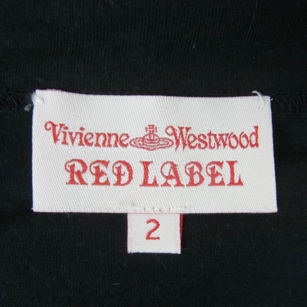 Vivienne Westwood ヴィヴィアンウエストウッド 半袖 チュニック RED LABEL 50001M 16-01-372003 日本製 ブラック系 2【中古】