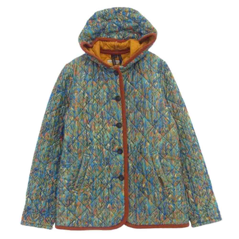 TSUMORI CHISATO ツモリチサト TC33FD137 × LAVENHAM ラベンハム キルティング コート ジャケット マルチカラー系 40【中古】