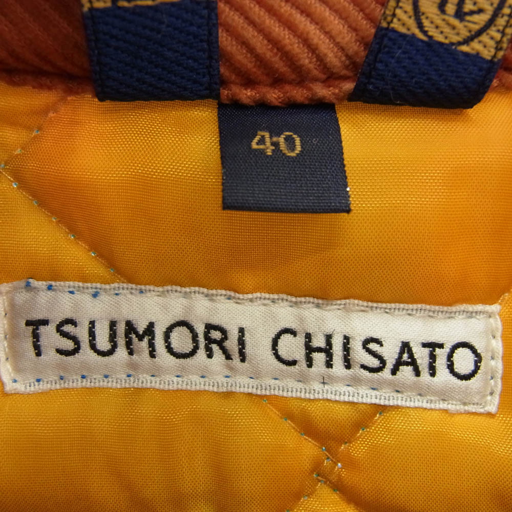 TSUMORI CHISATO ツモリチサト TC33FD137 × LAVENHAM ラベンハム キルティング コート ジャケット マルチカラー系 40【中古】