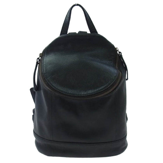 genten ゲンテン レザー リュックサック バックパック デイパック ブラック系【中古】