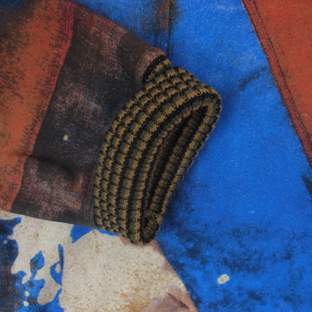 Vivienne WestwoodMAN ヴィヴィアンウエストウッドマン ロゴ 刺繍 コットン スウェット トレーナー VW-LP-71922 レッド系 マルチカラー系 ブルー系 44【中古】